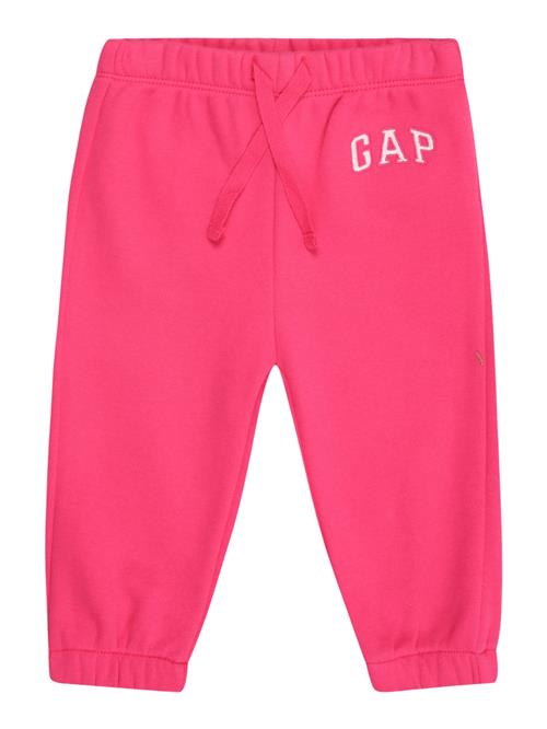 GAP Bukser  pink / hvid