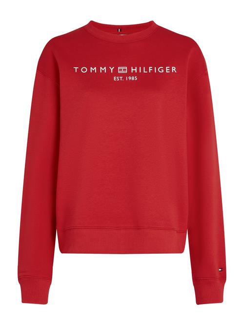 TOMMY HILFIGER Sweatshirt  knaldrød / hvid