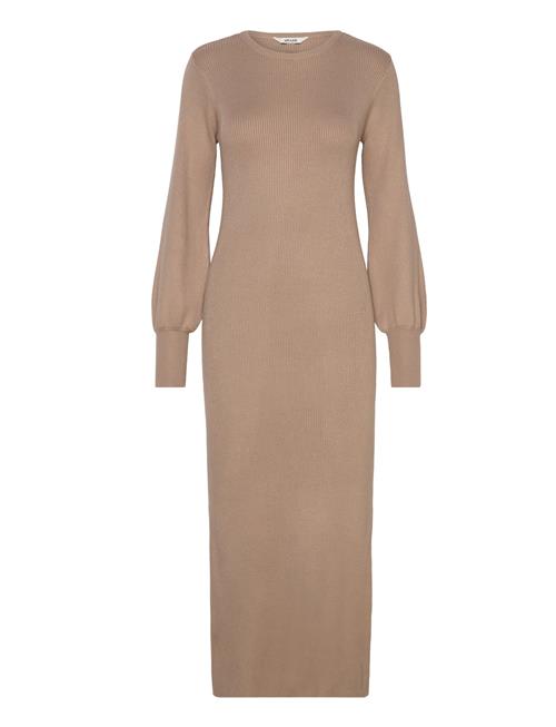 Vmvalor Ls 7/8 Knit Dress Vma Vero Moda Beige