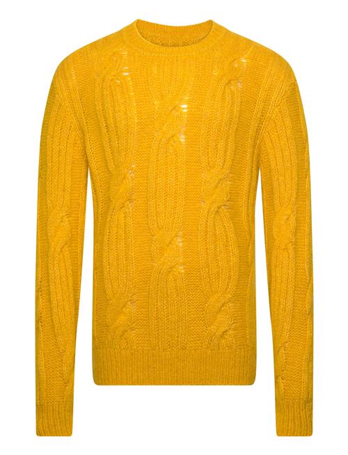 Furry Cable Cneck GANT Yellow