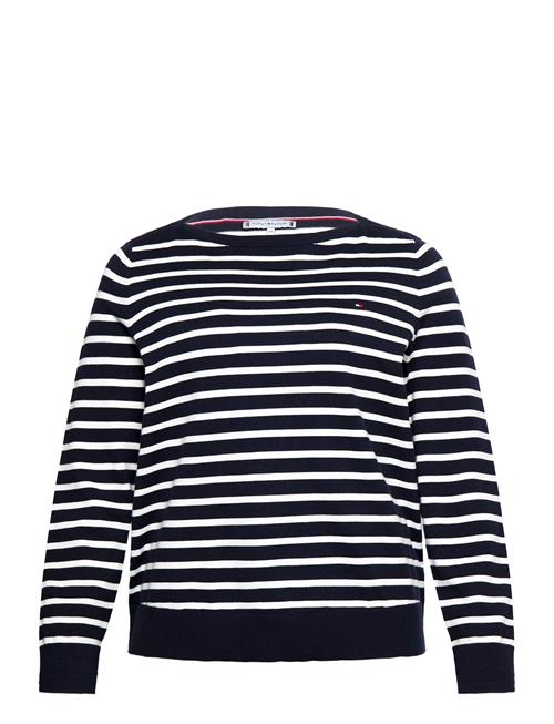 Crv Co Jersey Stitch Boat-Nk Swt Tommy Hilfiger Blue