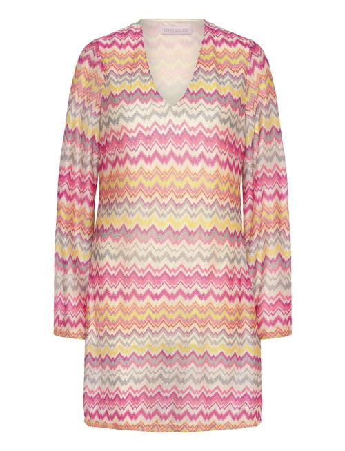 Love Lolina Peach Mini Dress Love Lolina Patterned