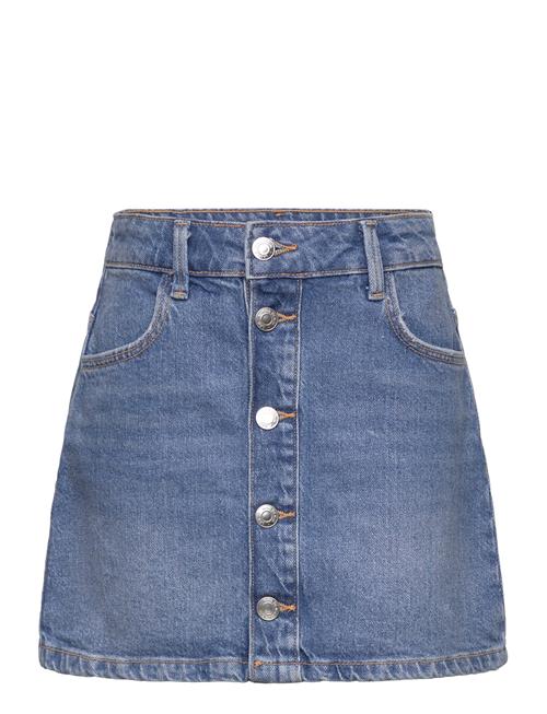 Butt D Denim Skirt Mango Blue