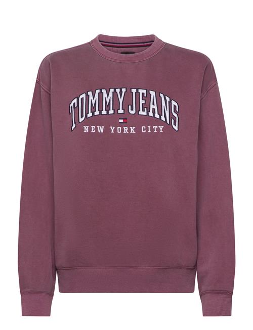 Tjw Rlx Varsity Crew Tommy Jeans Burgundy