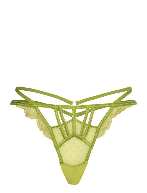 Hunkemöller Illie High Leg Tanga String Hunkemöller Green