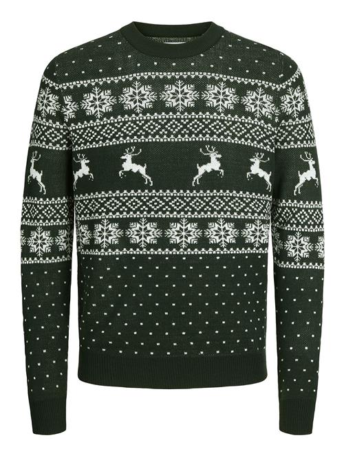 Jack & Jones Jjxmas Gabriel Knit Crew Neck Jack & J S Green