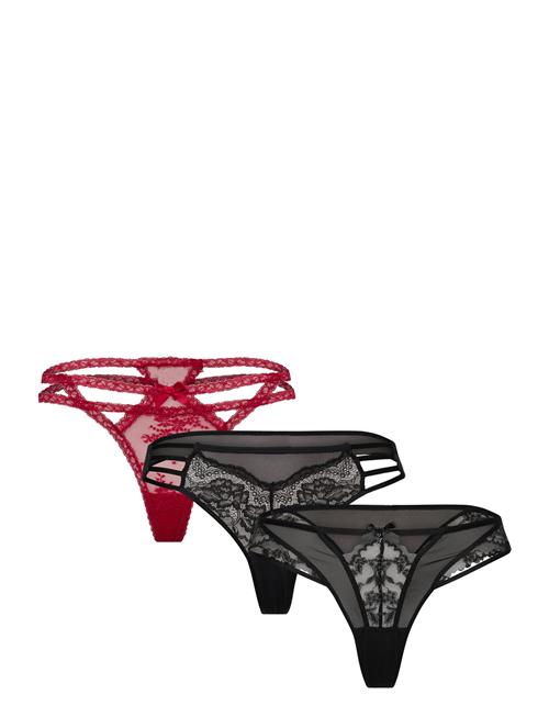 Hunkemöller 3/Pack String Hunkemöller Black