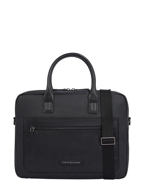 Th Monogram Computer Bag Tommy Hilfiger Black