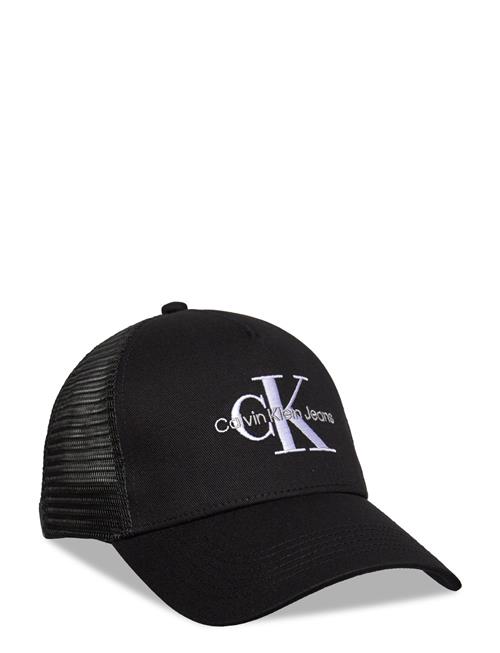 Calvin Klein Monologo 5 Panel Mesh Back Cap Calvin Klein Black