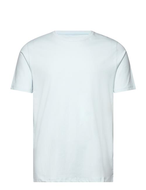 Lindbergh Mens Stretch Crew Neck Tee S/S Lindbergh Blue