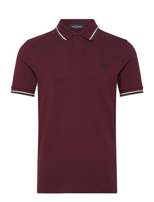 Fred Perry Twin Tipped Fp Shirt Fred Perry Burgundy