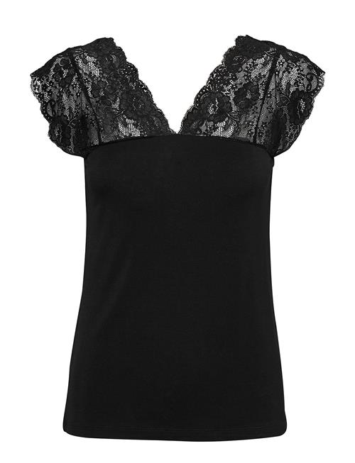 Se Cupoppy Lace Top Culture Black ved Booztlet