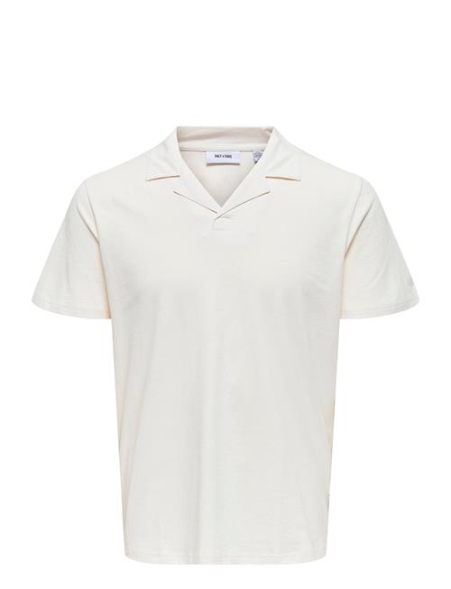 Onsabraham Reg Ss Resort Polo Cs ONLY & SONS White