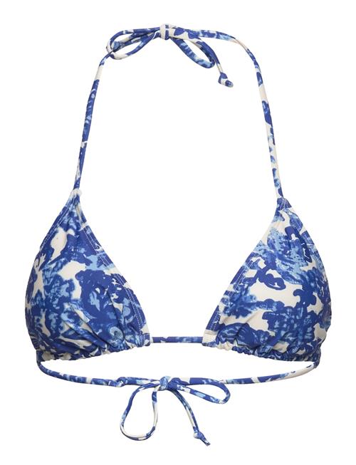 Rwshiitake Triangle Bikini Top Rosemunde Blue