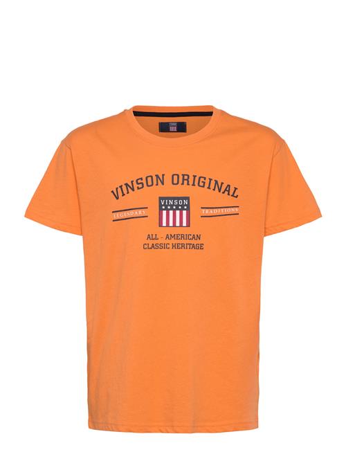 VINSON Vin T-Shirt Manuel Jr.boy VINSON Orange