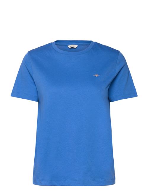 Reg Shield Ss T-Shirt GANT Blue