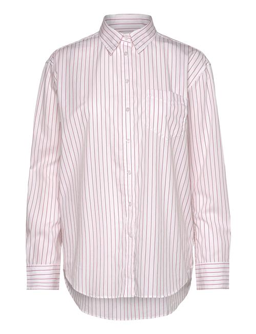 Rel Classic Poplin Striped Shirt GANT White