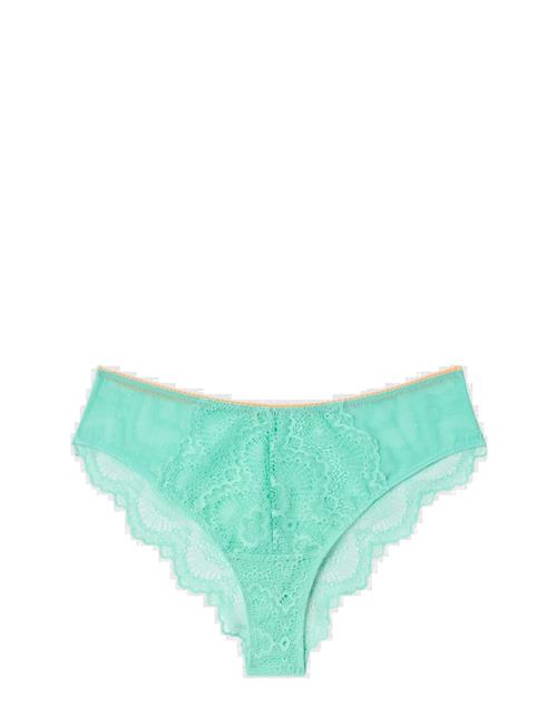 Lace Cheeky Understatement Underwear Blue