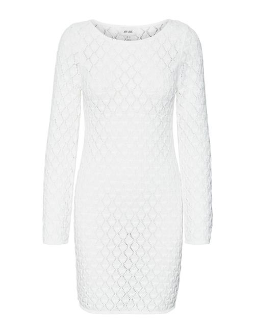 Vero Moda Vmevelyn Ls Short Crochet Dress Vma Vero Moda White