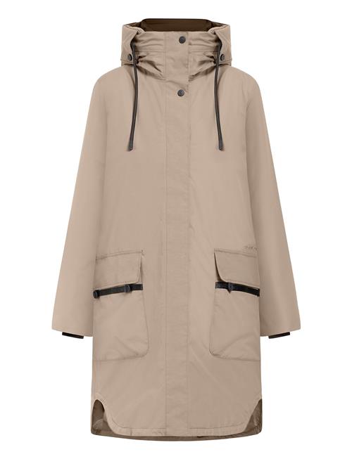 Aiko Wns Parka Didriksons Beige