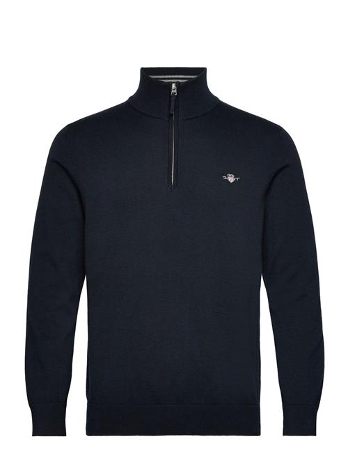 Classic Cotton Half Zip GANT Navy