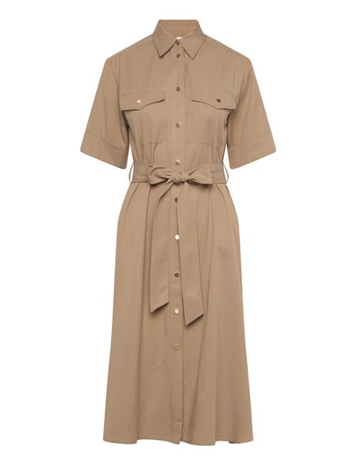 GANT Reg Utility Ss Shirt Dress GANT Beige