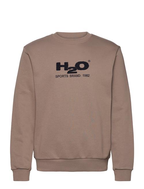 H2O Logo Sweat O'neck H2O Brown