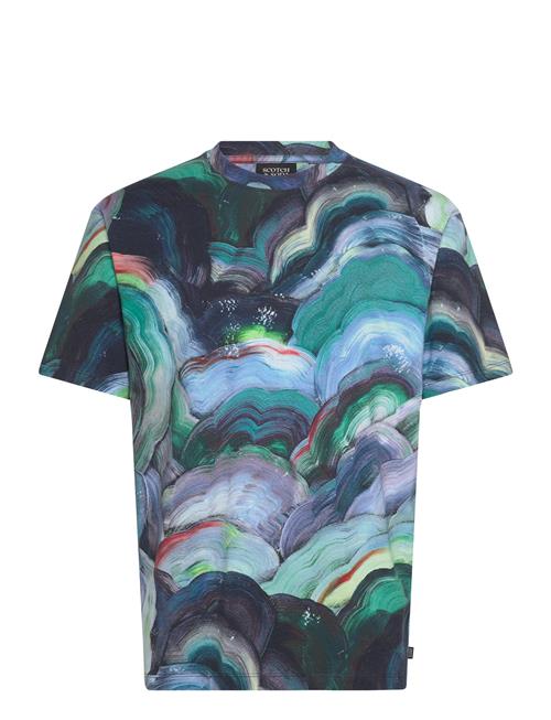 Scotch & Soda Digital Aop Relaxed Fit T-Shirt Scotch & Soda Navy