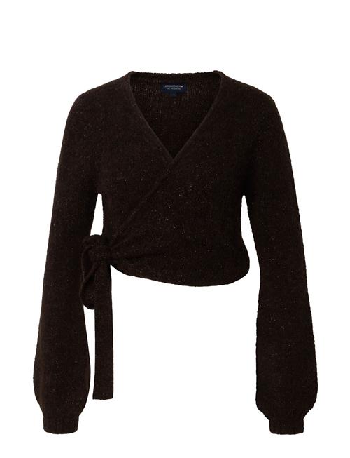 Cecilia Alpaca Blend Wrap Sweater Lexington Clothing Brown