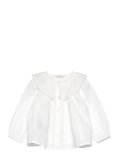 Embroidered Details Blouse Mango White