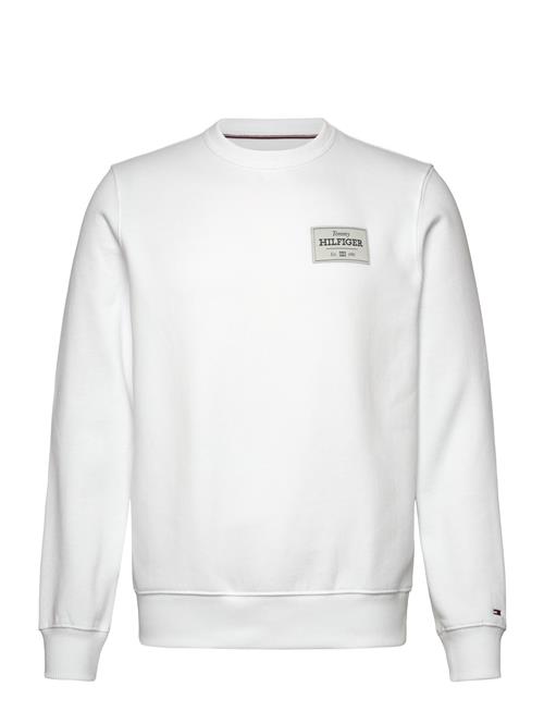 Monotype Label Sweatshirt Tommy Hilfiger White