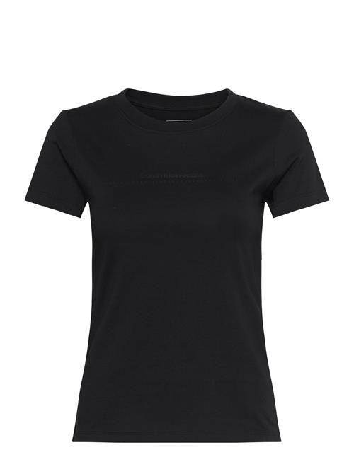 Calvin Klein Jeans Institutional Graphic Slim Tee Calvin Klein Jeans Black