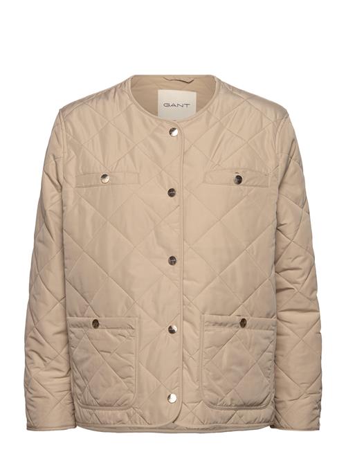 GANT Quilted Jacket GANT Cream