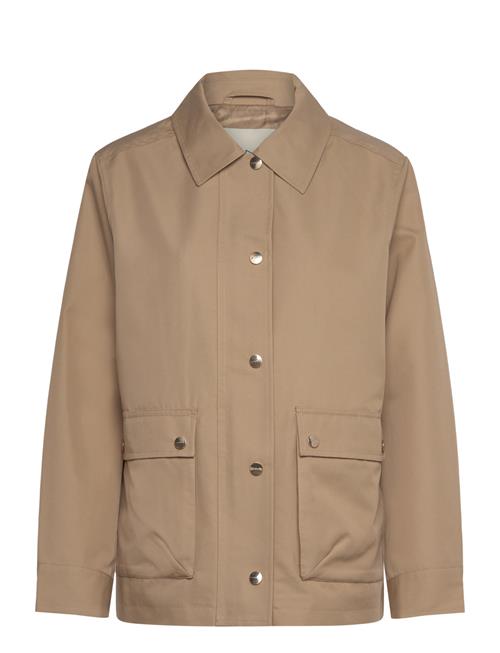 Cotton Twill Jacket GANT Beige