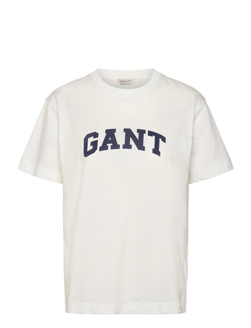 Rel Graphic Ss T-Shirt GANT White