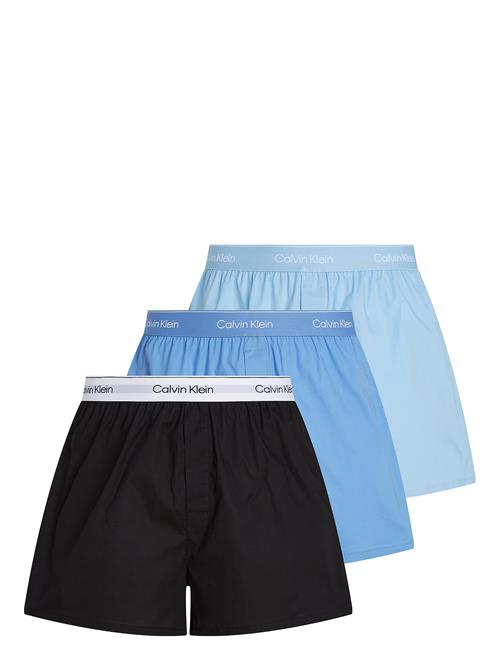 Boxer Slim 3Pk Calvin Klein Blue