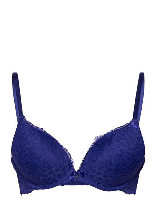 Marine Padded Push-Up Underwired Bra Hunkemöller Blue