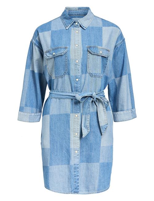 Object Objfrancey Lo 2/4 Dnm Shirt Dres 137 Object Blue