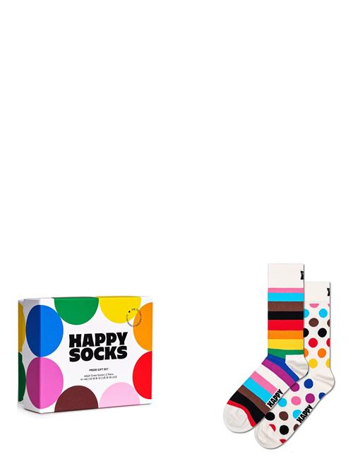 2-Pack Pride Socks Gift Set Happy Socks White