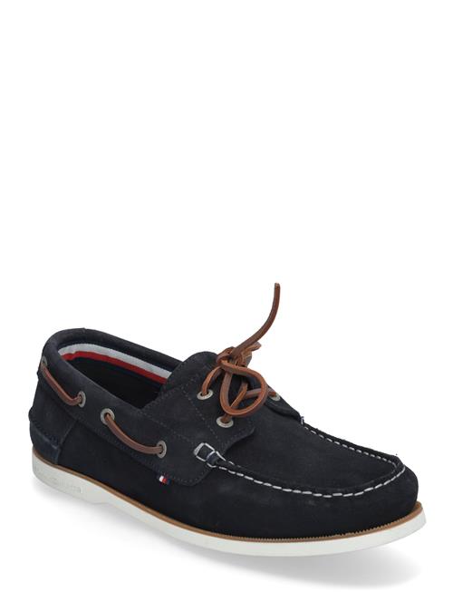 Th Boat Shoe Core Suede Tommy Hilfiger Navy