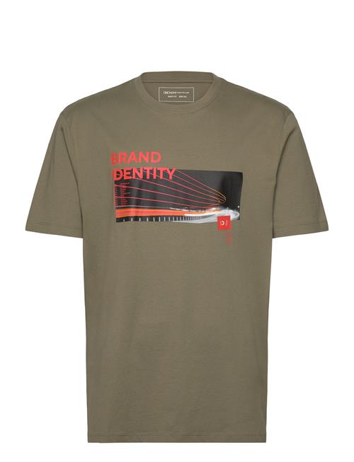 Photo Print T-Shirt Tom Tailor Khaki