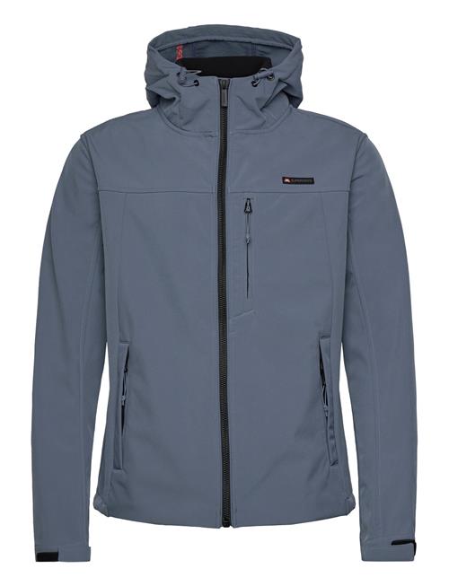 Hooded Soft Shell Trekker Jkt Superdry Sport Blue