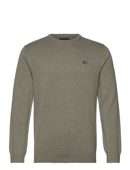 Cotton Crew Neck Sweater Lexington Clothing Khaki