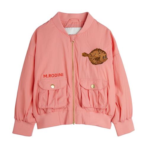 Mini Rodini Flundra Nylon Baseball-jakke Pink 140/146 cm  Lyserød  140/146 cm  Unisex