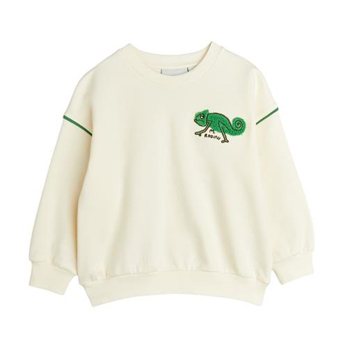 Mini Rodini GOTS Lizard Chenille Sweatshirt Offwhite 80/86 cm  Creme  80/86 cm  Unisex