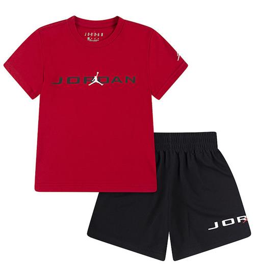 Jordan Shorts/T-shirt - Sort/Rød