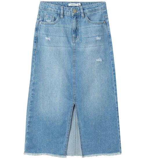 Name It Nederdel - Noos - NkfKat - Light Blue Denim