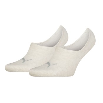 Puma Strømper 2P Unisex Footie High Cut Socks Creme Str 43/46