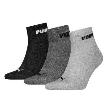 Puma Strømper 3P Unisex New Generation Cushioned Quarter Sock Grå Str 43/46