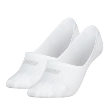 Puma Strømper 2P Women Mesh Footie Socks Hvid Str 35/38 Dame